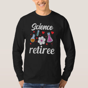 Camiseta Profesor Jubilado Ciencias Científico Trabajo Ret
