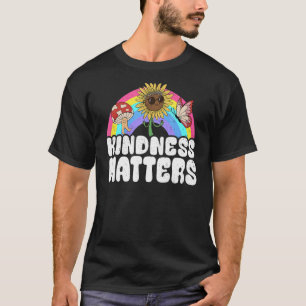 Camiseta Profesor Kindne de Hippie Retro Sunflower Rainbow