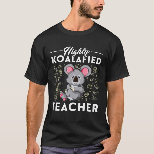 Camiseta Profesor Koala, muy Koalafied (Anverso)