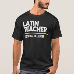 Camiseta Profesor Latino Influencer Original Scho Media Hig