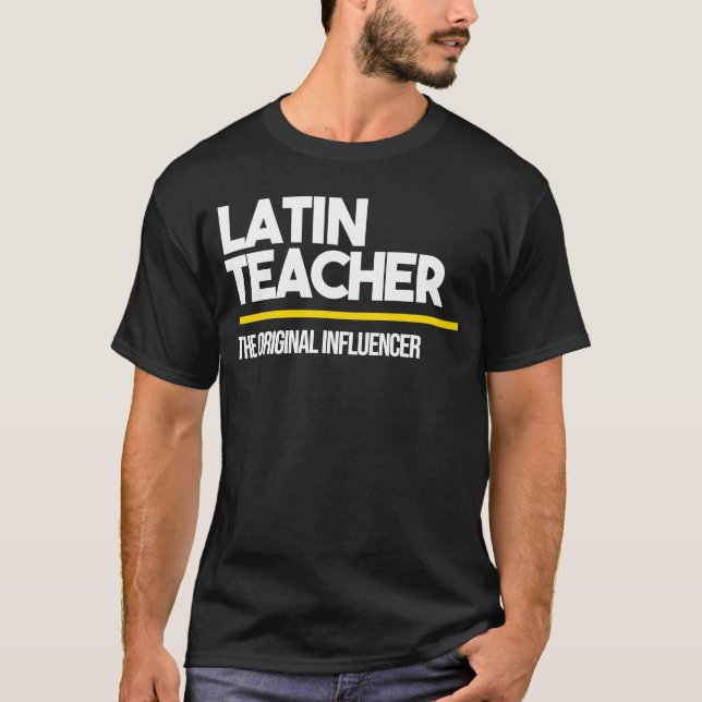 Camiseta Profesor Latino Influencer Original Scho Media Hig (Anverso)