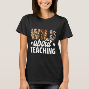 Camiseta Profesor Loco por Enseñar De vuelta a la Escuela