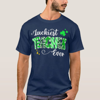 Camiseta Profesor más afortunado de la historia Shamrock