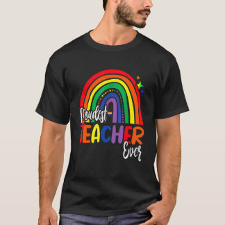 Camiseta Profesor Más Orgulloso Que Prometo Enseñar A Love 
