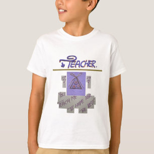 Camiseta Profesor, me enseñas a esperar lo mejor del arte