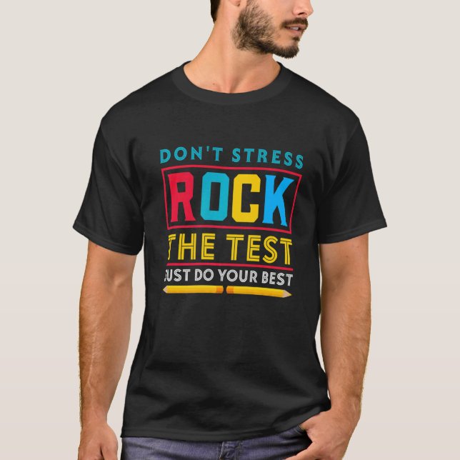 Camiseta Profesor motivacional del día de prueba estelar (Anverso)