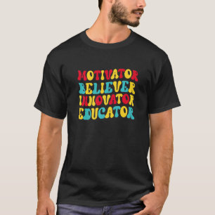 Camiseta Profesor motivador creyente educador innovador