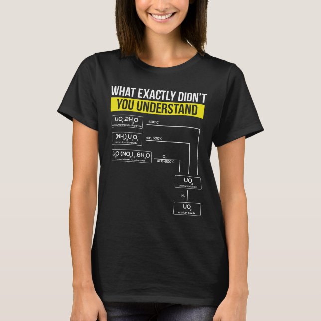 Camiseta Profesor nuclear de ingeniería nuclear (Anverso)
