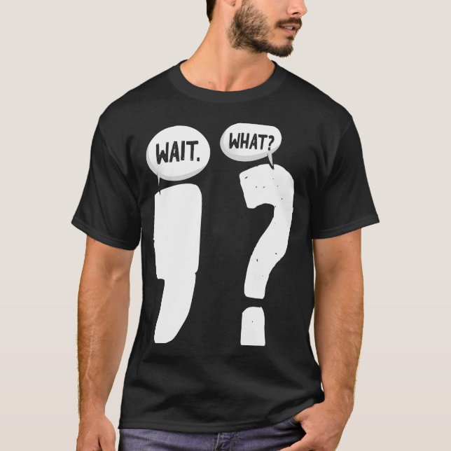 Camiseta Profesor o escritor de puntuación de gramática (Anverso)
