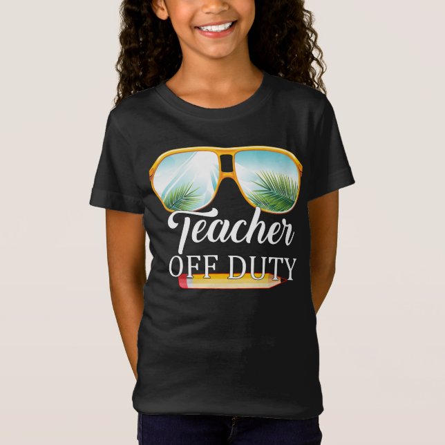 Camiseta Profesor Off Duty Gafas de sol playa Sunset (Anverso)