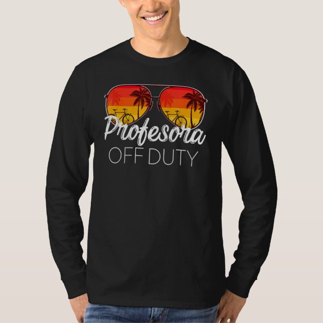 Camiseta Profesor Off Duty Gafas de sol playa Sunset 12 (Anverso)