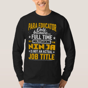 Camiseta Profesor Paraprofesional Paraprofesional Para Educ