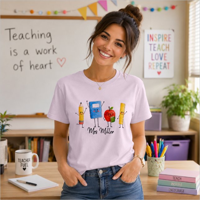 Camiseta Profesor Personalizado Divertido (Subido por el creador)