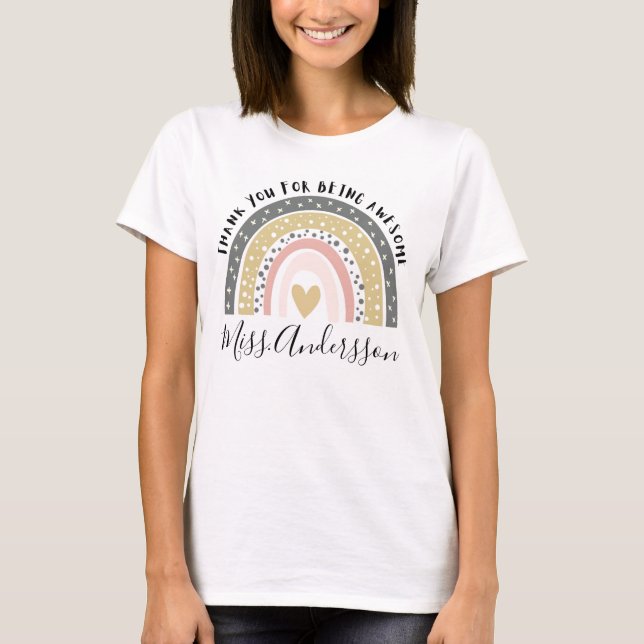 Camiseta Profesor personalizado, regalo de profesor Persona (Anverso)