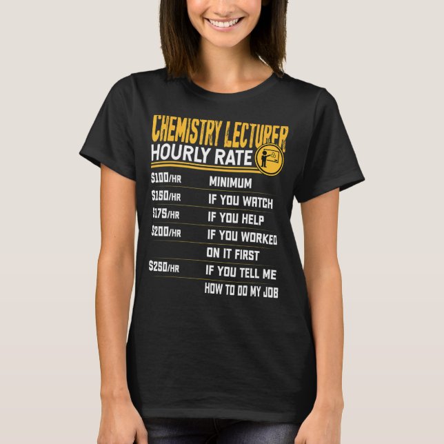 Camiseta Profesor profesor de Química Profesor Profesor Pro (Anverso)