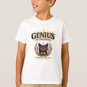 Camiseta Profesor Purr-Ple™: Genio en Progreso