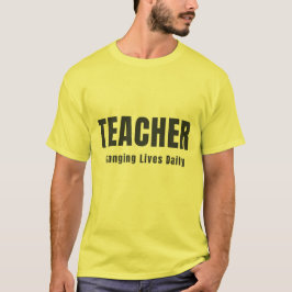 CAMISETA PROFESOR QUE CAMBIA VIDAS DIARIAMENTE