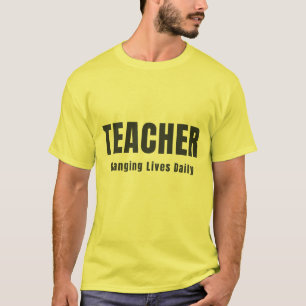 CAMISETA PROFESOR QUE CAMBIA VIDAS DIARIAMENTE