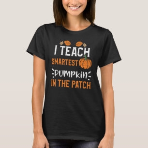 Camiseta Profesor Que Enseño Calabaza Más Inteligente En El