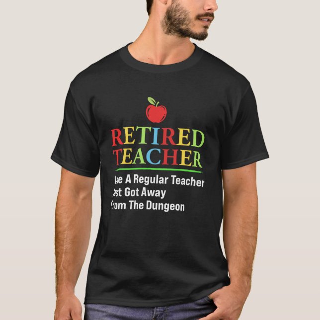 Camiseta Profesor retirado (Anverso)