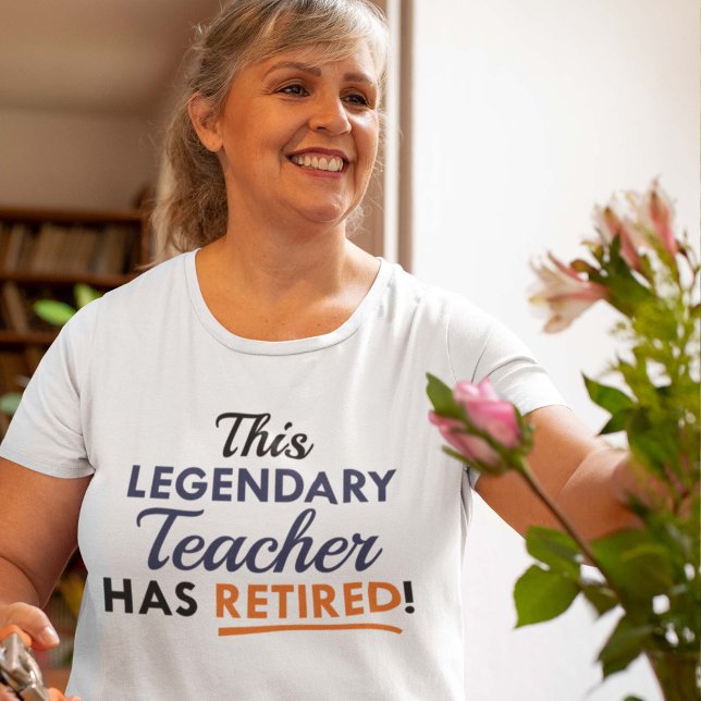 Camiseta Profesor retirado legendario (Subido por el creador)