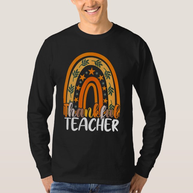 Camiseta Profesor retro de acción de gracias Profesor agrad (Anverso)
