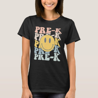 Camiseta Profesor Retro Pre K Estudiante Primer Día De Escu