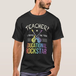 Camiseta Profesor ROQUERO Definición EDUCATIVA ROCKSTAR I