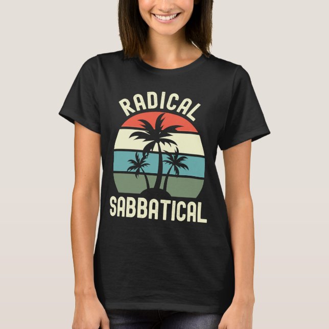 Camiseta Profesor Sabbatical Sabbatica radical (Anverso)
