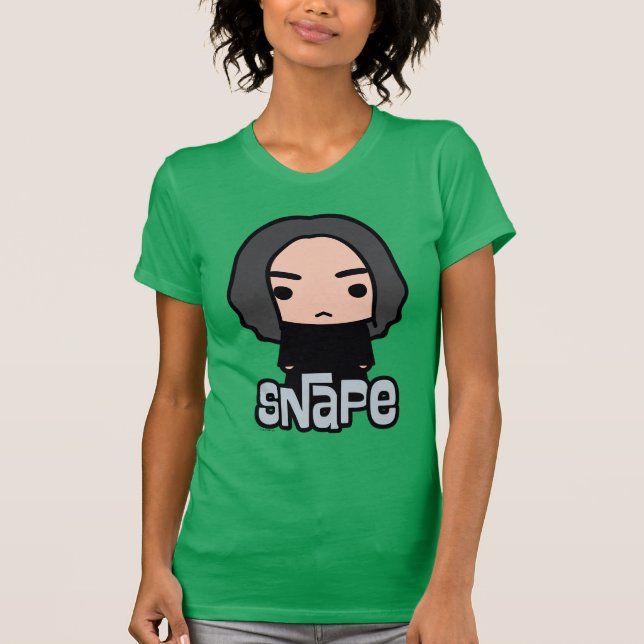 Camiseta Profesor Snape Cartoon Character Art (Anverso)