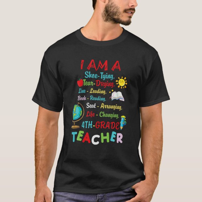 Camiseta Profesor Soy Un Libro Leyendo A Profesores De Cuar (Anverso)