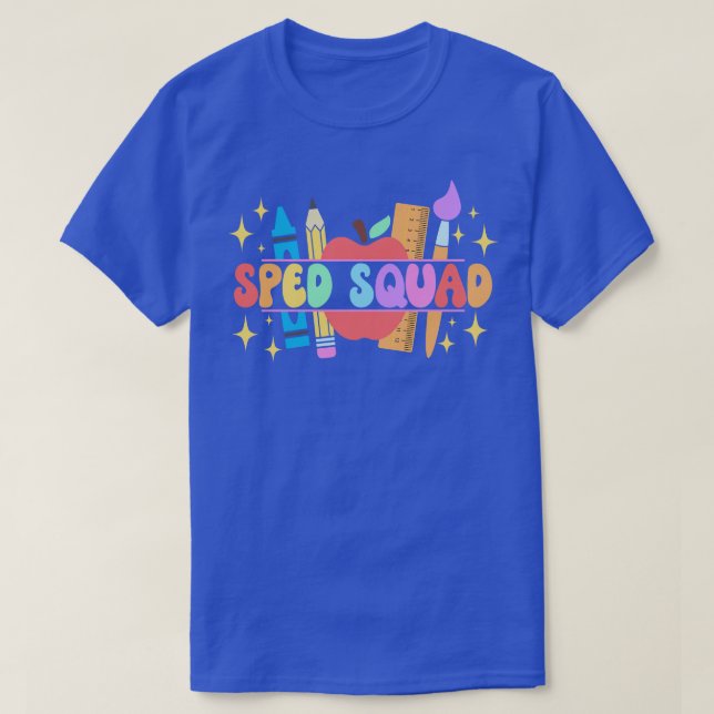 Camiseta Profesor Sped Squad de Educación Especial (Diseño del anverso)