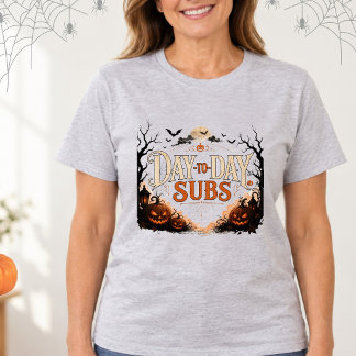 Camiseta Profesor sustituto de Halloween de Subs día a día