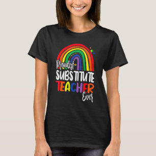 Camiseta Profesor Sustituto Orgulloso Que Prometo Enseñar