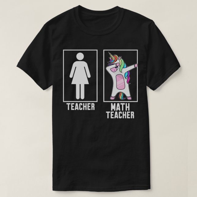 Camiseta Profesor vs Math profesor 1 (Diseño del anverso)