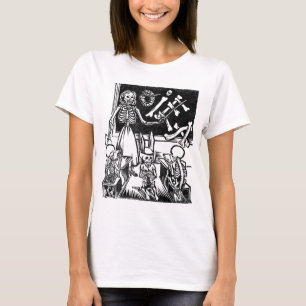 Camiseta Profesor y estudiantes esqueléticos "día del