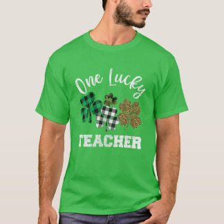 Camiseta Profesora afortunada S, profesoras de St Patricks