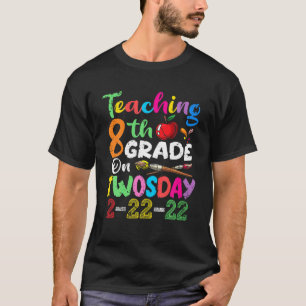 Camiseta Profesora Aka Math Enseñando Octavo Grado El Twosd