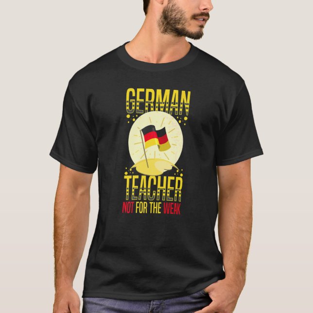 Camiseta Profesora alemana Alemania estudiante de enseñanza (Anverso)