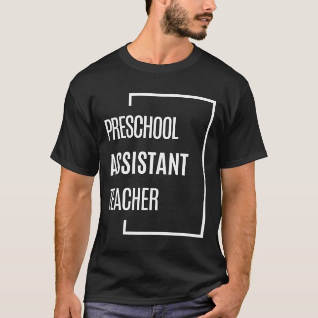 Camiseta Profesora auxiliar de preescolar, profesión (Anverso)