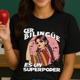 Camiseta Profesora bilingüe española ESL Maestra Bilingüe
