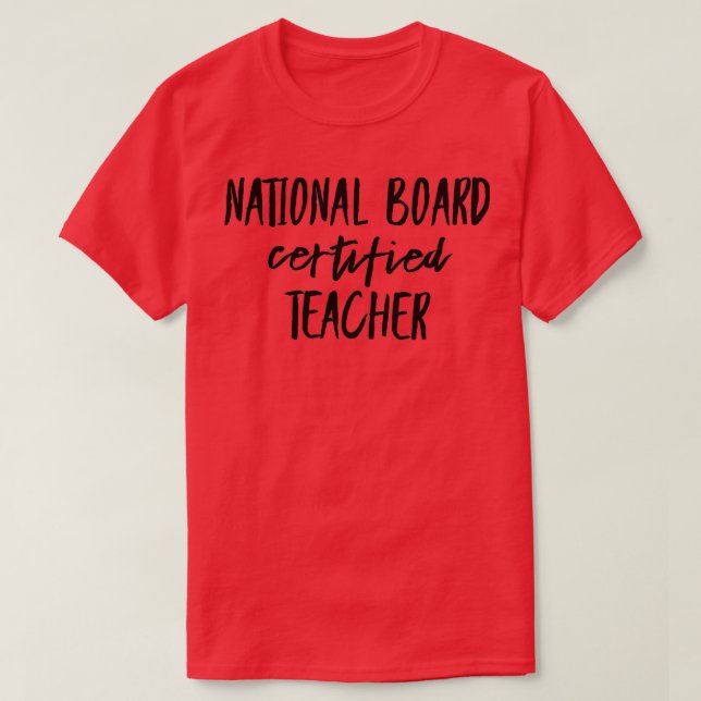 Camiseta Profesora certificada por la Junta Nacional 3 (Diseño del anverso)