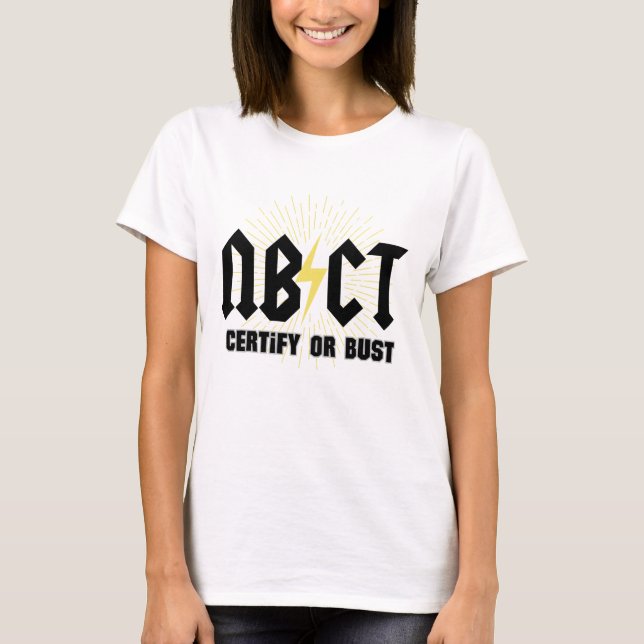 Camiseta Profesora certificada por la Junta Nacional Person (Anverso)