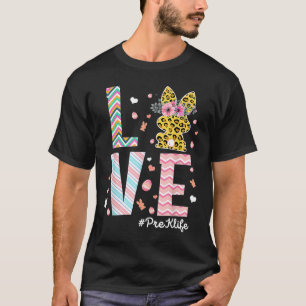 Camiseta Profesora conyugal Ama el Día de Pascua Religiosa
