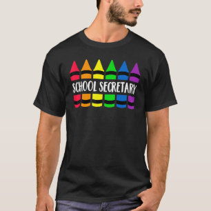 Camiseta Profesora Crayon Cray, Secretaria de Escuela