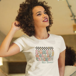 Camiseta Profesora de 8° grado Retro Personalizado