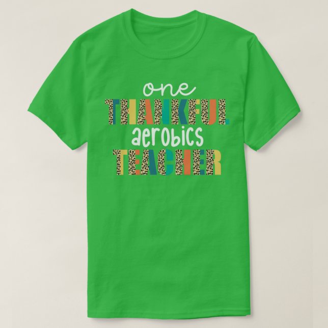 Camiseta Profesora de Aerobic (Diseño del anverso)
