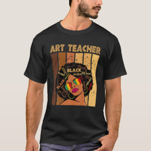 Camiseta Profesora de arte afroamericanas Black Hist