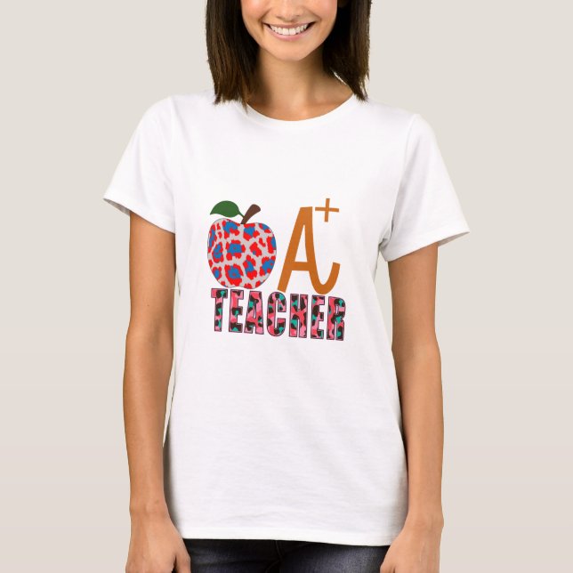 Camiseta Profesora de Arte Apple A Plus (Anverso)