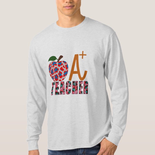 Camiseta Profesora de Arte Apple A Plus (Anverso)